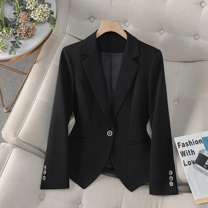 新しいファッション女性フォーマルブレザー女性赤白黒オフィスス - Women Formal Wear With Blazer のレビューと価格