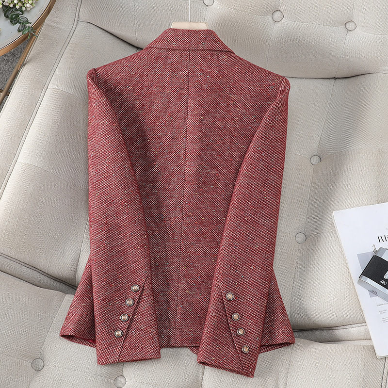 オフィスレディースブレザー女性ジャケット長袖シングルボタン女 - Women Formal Wear With Blazer のレビューと価格