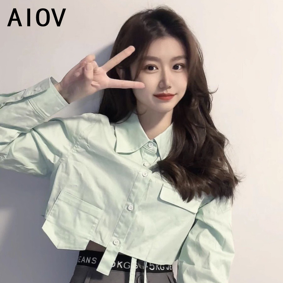 長袖シャツレディースストライプフリルボタンダウントップス甘い - Women'S Formal Evening Wear Tops のレビューと価格