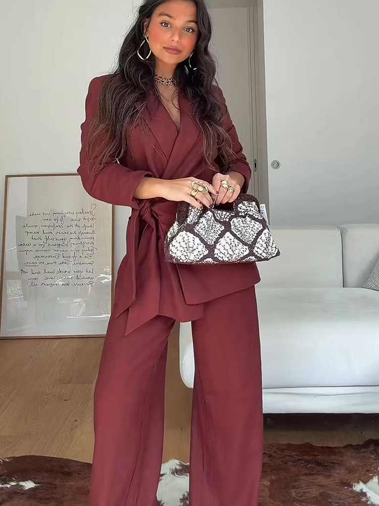 ファッションオフィスレディースブレザーパンツスーツエレガント - Women Formal Wear With Blazer のレビューと価格