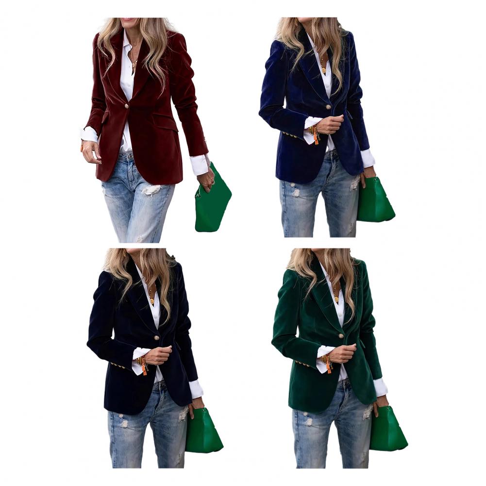 ベルベット大サイズ女性プロムピークドラペルレディオフィスタキ - Women Formal Wear With Blazer のレビューと価格