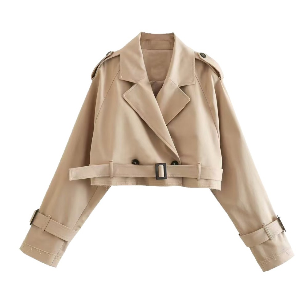 秋春向けレディーストレンチコート、ショートジャケット、カジュ - Trench Coat Formal のレビューと価格