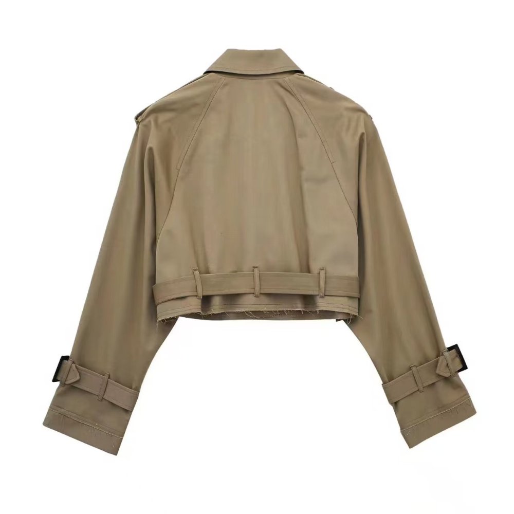 秋春向けレディーストレンチコート、ショートジャケット、カジュ - Trench Coat Formal のレビューと価格