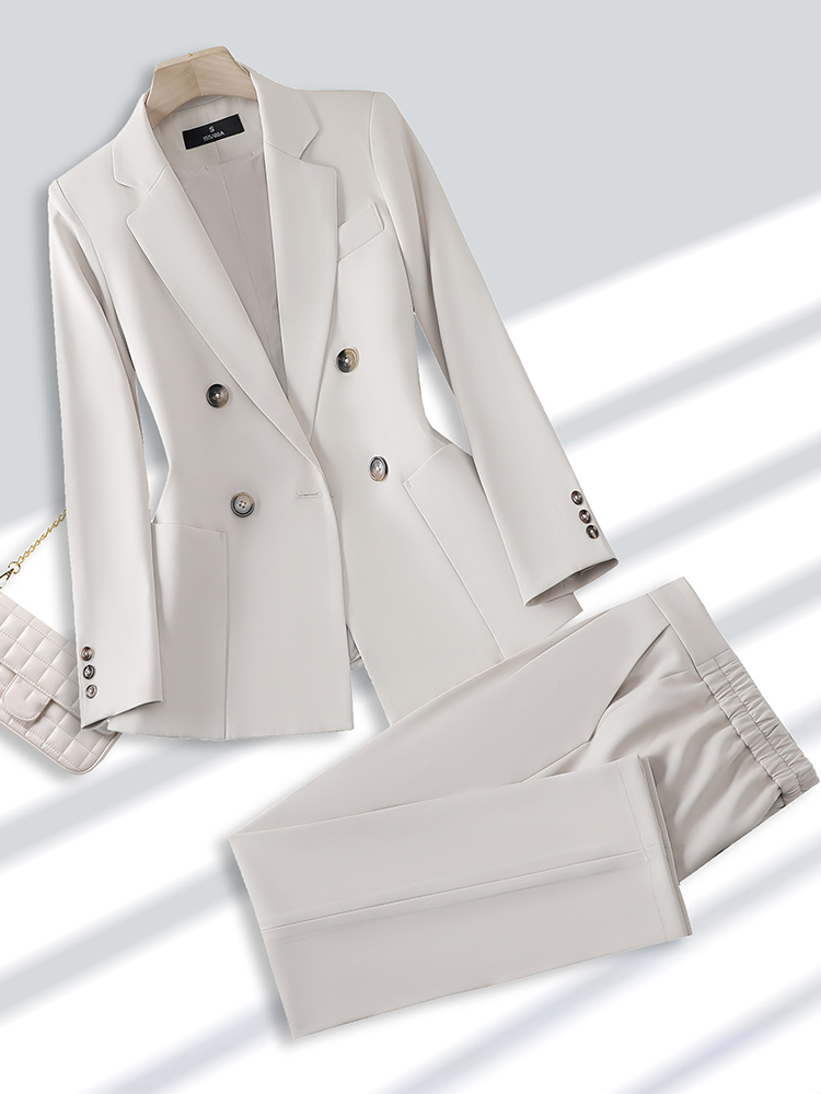 女性のためのブレザーとズボンのスーツ、オフィス、ビジネス、仕 - Women Formal Wear With Blazer のレビューと価格