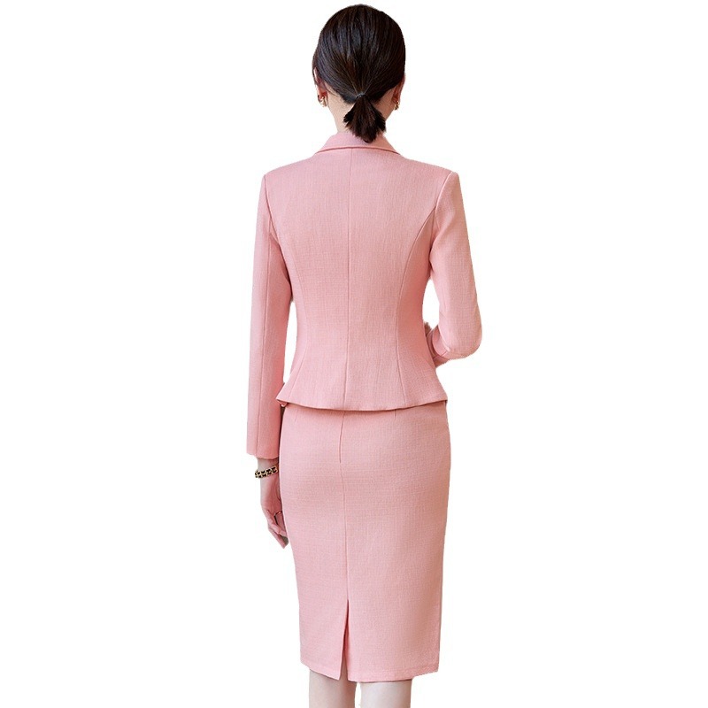 エレガントなフォーマルドレススーツ,オレンジ,青,ピンク,ダ - Women Formal Wear With Blazer のレビューと価格