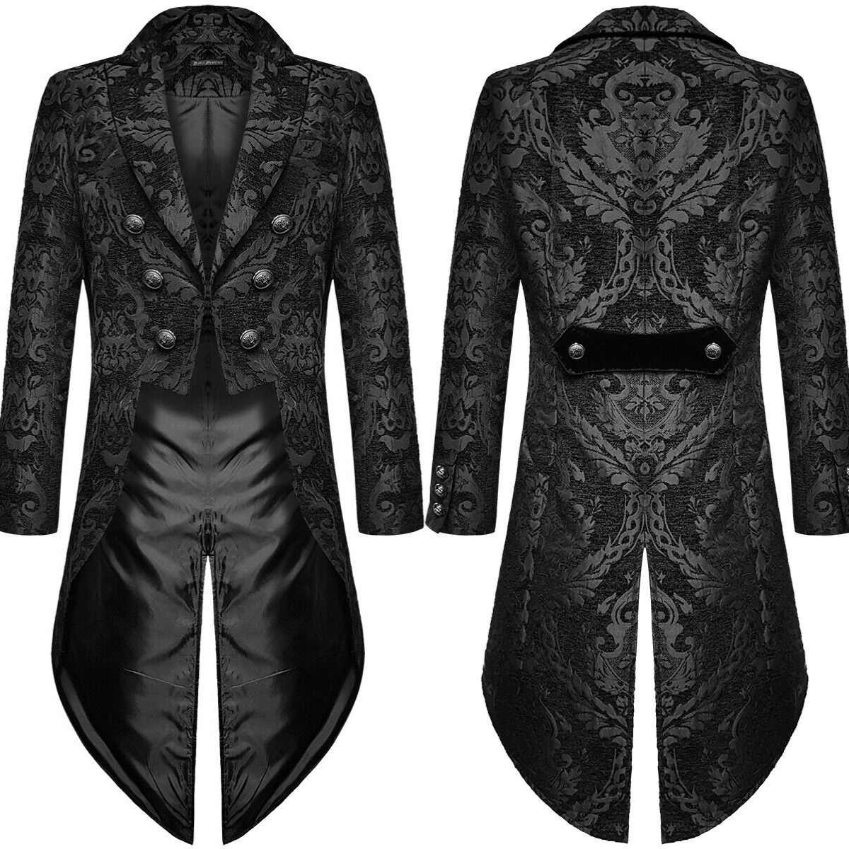 メンズゴシックテールコート スチームパンク ウェディングジャ - Trench Coat Formal のレビューと価格