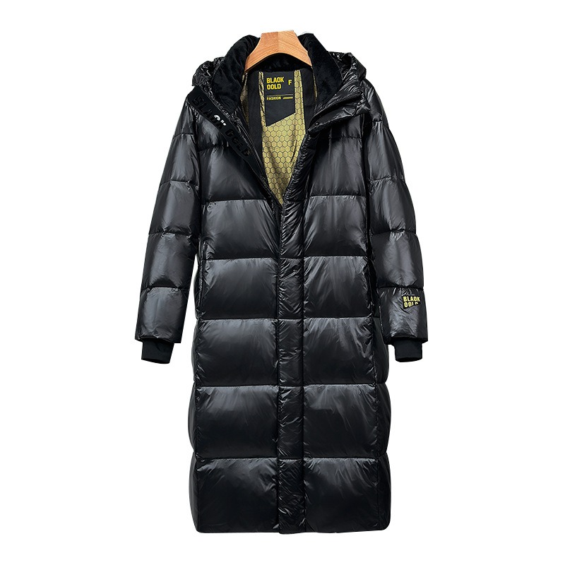 冬黒フード付きダウンジャケット女性のミッドレングスホワイトダ - Trench Coat Formal のレビューと価格