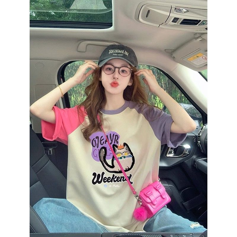 半袖 Tシャツ レディース 春夏 オフィス コットン トップ - Women'S Formal Evening Wear Tops のレビューと価格
