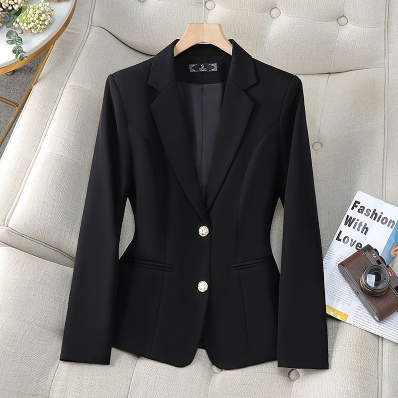 新しいファッション女性フォーマルブレザーレディースシングルブ - Women Formal Wear With Blazer のレビューと価格